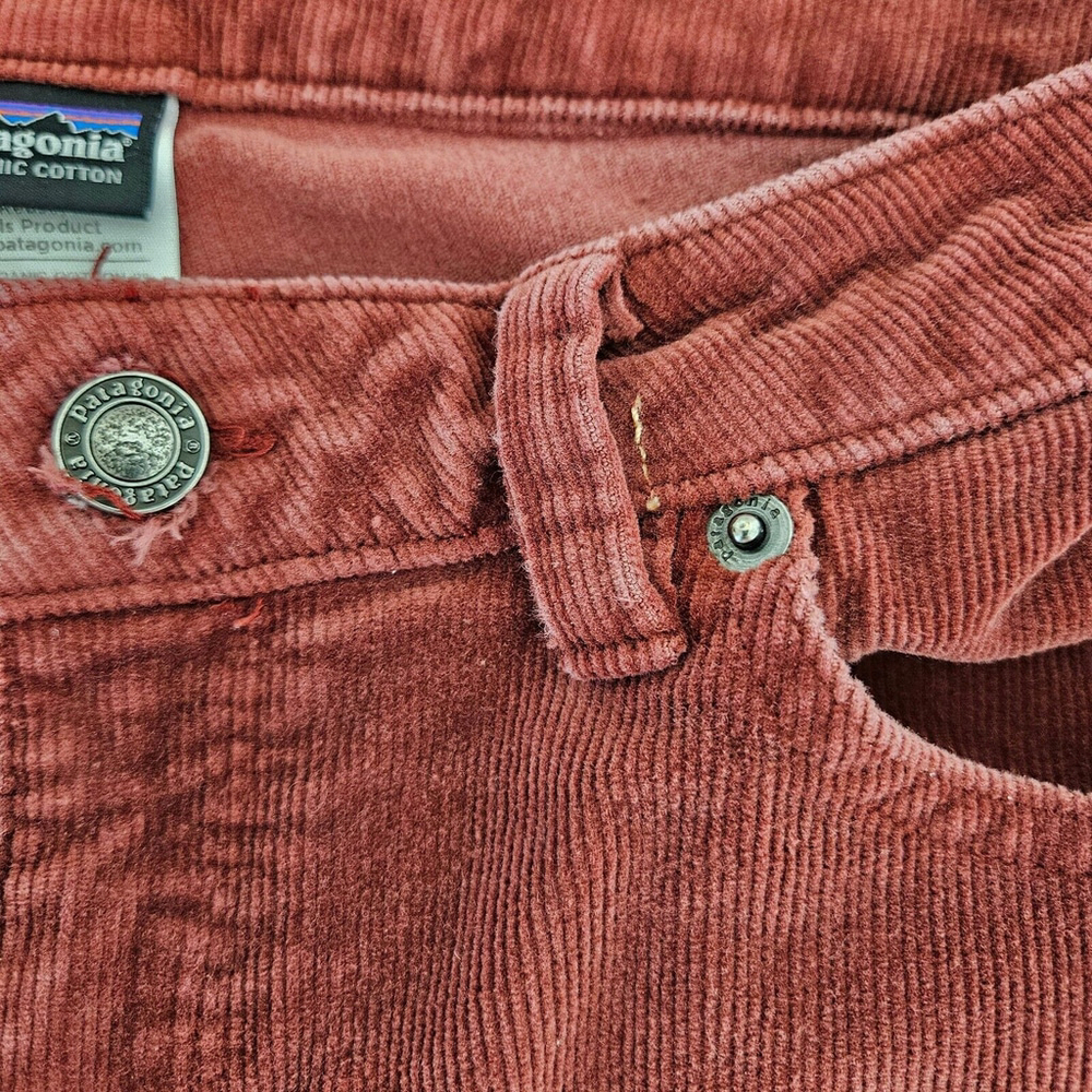 Patagonia Womens Organic Cotton Fitted Corduroy Pants Size 30 Stretch Gorpcore - Picture 14 of 16
